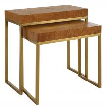 Uttermost 22986 - Burl-esque Wooden Nesting Tables, S/2