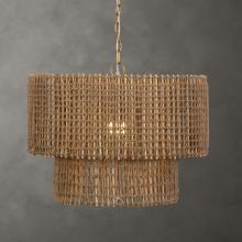 Uttermost 21595 - Biswas Woven Jute 1 Light Pendant