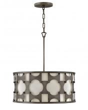 Hinkley 4735WBZ - Hinkley Lighting Carter Series 4735BNG Drum Pendant