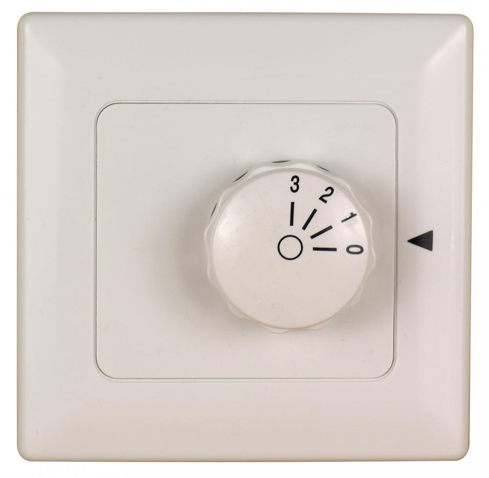 Wall Control Fan Only (2-Speed/Non-Reversing): White