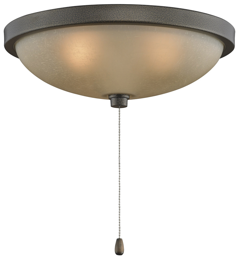 14" LOW PROFILE BOWL LIGHT KIT: AGED BRONZE