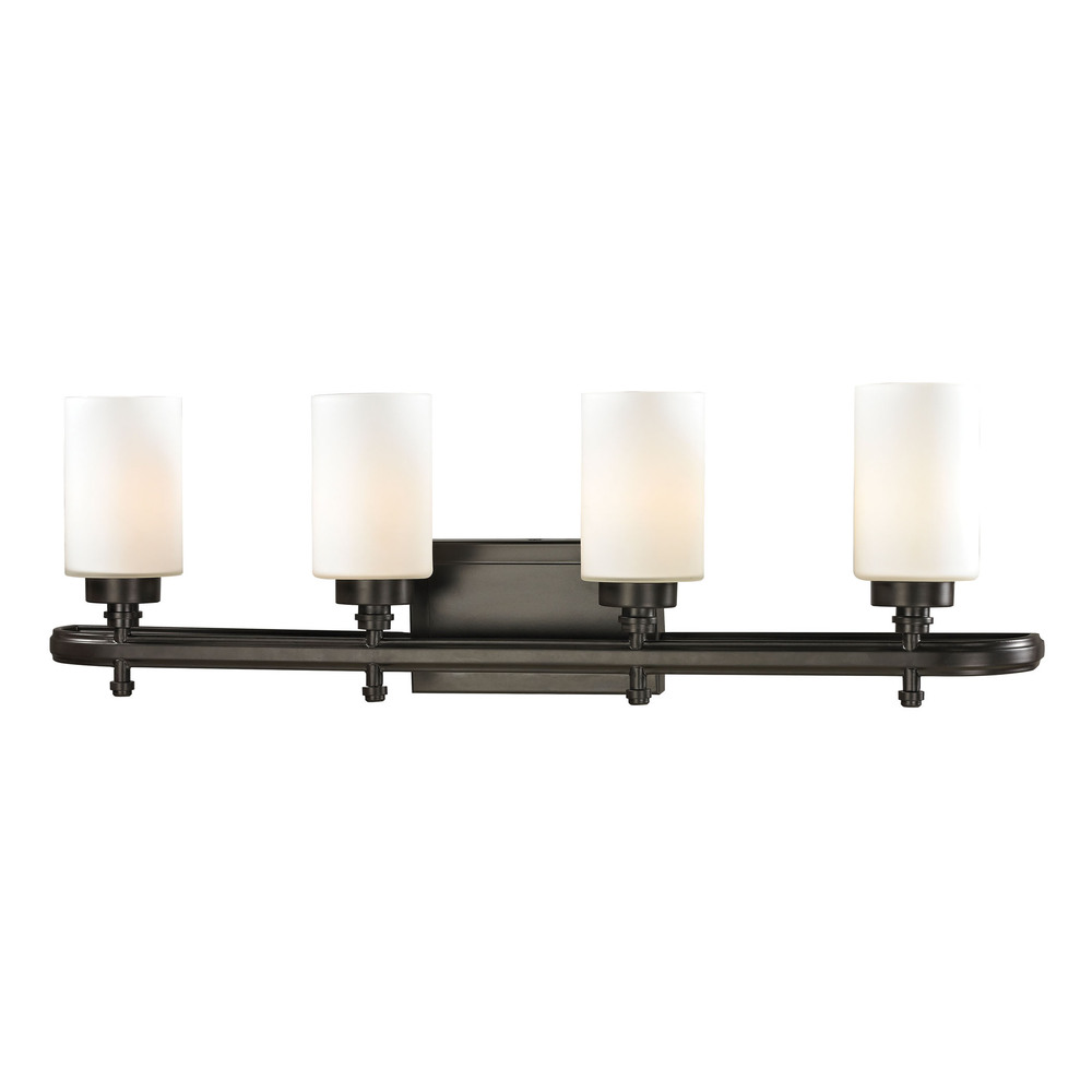 Dawson Collection 4 light bath in Oil Rubbed Bronze