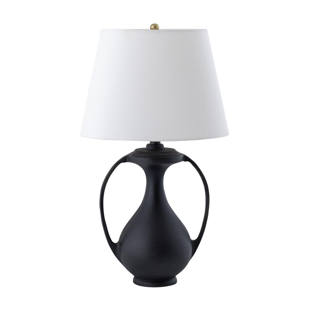 Anpell 25'' High 1-Light Table Lamp - Black