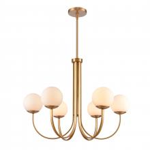 ELK Home 89678/6 - Caroline 32'' Wide 6-Light Chandelier - Brushed Gold