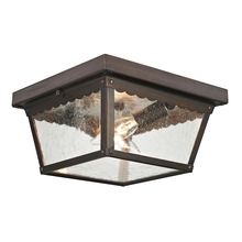 ELK Home 9002EF/70 - Thomas - Springfield 10'' Wide 2-Light Outdoor Flush Mount - Hazelnut Bronze