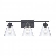  EC90004/3 - Vivica 24'' Wide 3-Light Vanity Light - Matte Black