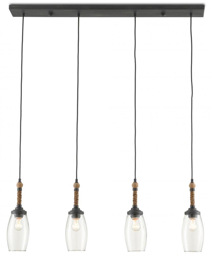 Hightider Glass Rectangular Chandelier