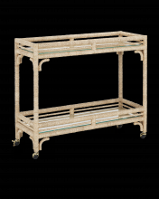 Currey 3000-0218 - Olisa Rope Bar Cart