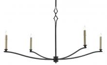 Currey 9000-0176 - Knole Black Chandelier