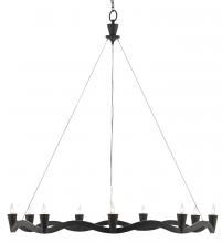 Currey 9000-0461 - Serpentina Black Chandelier