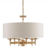 Currey 9299 - Bering Brass Semi-Flush Mount