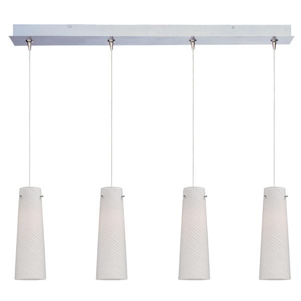 Sprial 4-Light RapidJack Pendant and Canopy