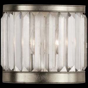 One Light Nickel Bathroom Sconce